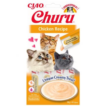 Inaba Cat Churu Chicken 4 x 14g Inaba Cat Churu Chicken 4 x 14g