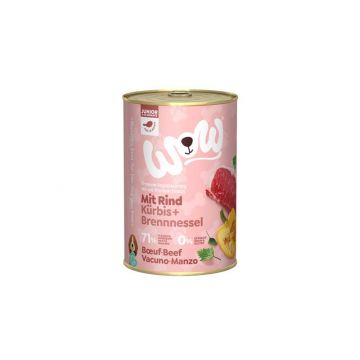 Wow Dog Dose Junior Rind 400g (Menge: 6 je Bestelleinheit) Wow Dog Dose Junior Rind 400g (Menge: 6 je Bestelleinheit)