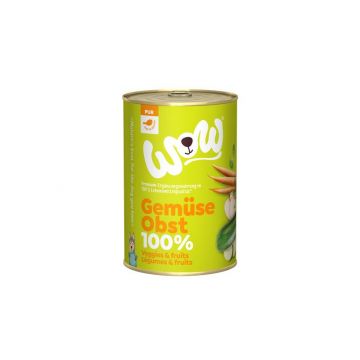 Wow Dog Dose Pur 100% Gemüse & Obst 400g (Menge: 6 je Bestelleinheit) Wow Dog Dose Pur 100% Gemüse & Obst 400g (Menge: 6 je Bestelleinheit)