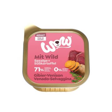 Wow Dog Schale Adult Wild 150g (Menge: 11 je Bestelleinheit) Wow Dog Schale Adult Wild 150g (Menge: 11 je Bestelleinheit)