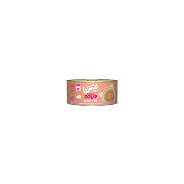 Wow Cat Dose Adult Suppe mit Lachs 70g (Menge: 12 je Bestelleinheit) Wow Cat Dose Adult Suppe mit Lachs 70g (Menge: 12 je Bestelleinheit)