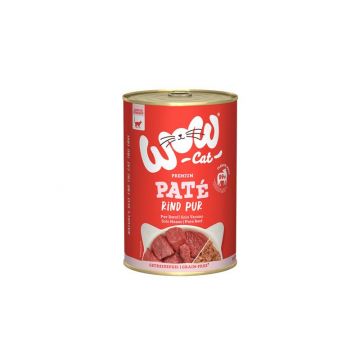 Wow Cat Dose Adult Rind Pur 400g (Menge: 6 je Bestelleinheit)